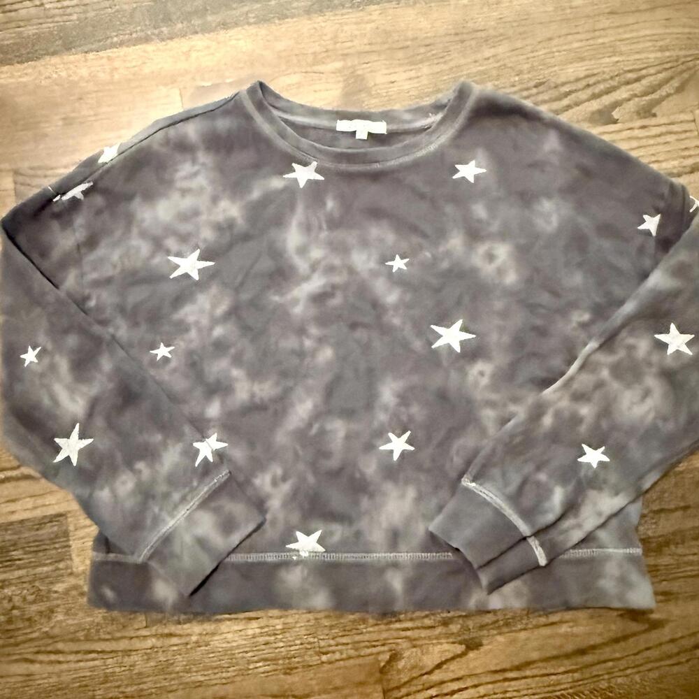 Women's Z Supply Millie Cloud Star Sweatshirt Small - Picture 2 of 8